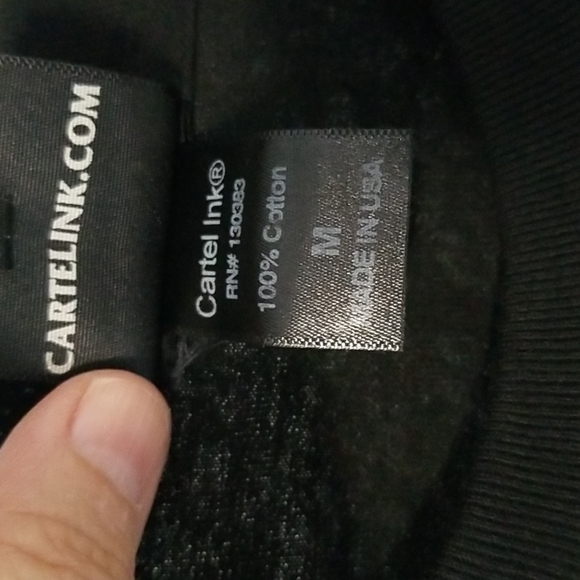 HUSTLER GRAPHIC TEE CARTEL INK MED MENS TSHIRT - Picture 5 of 5